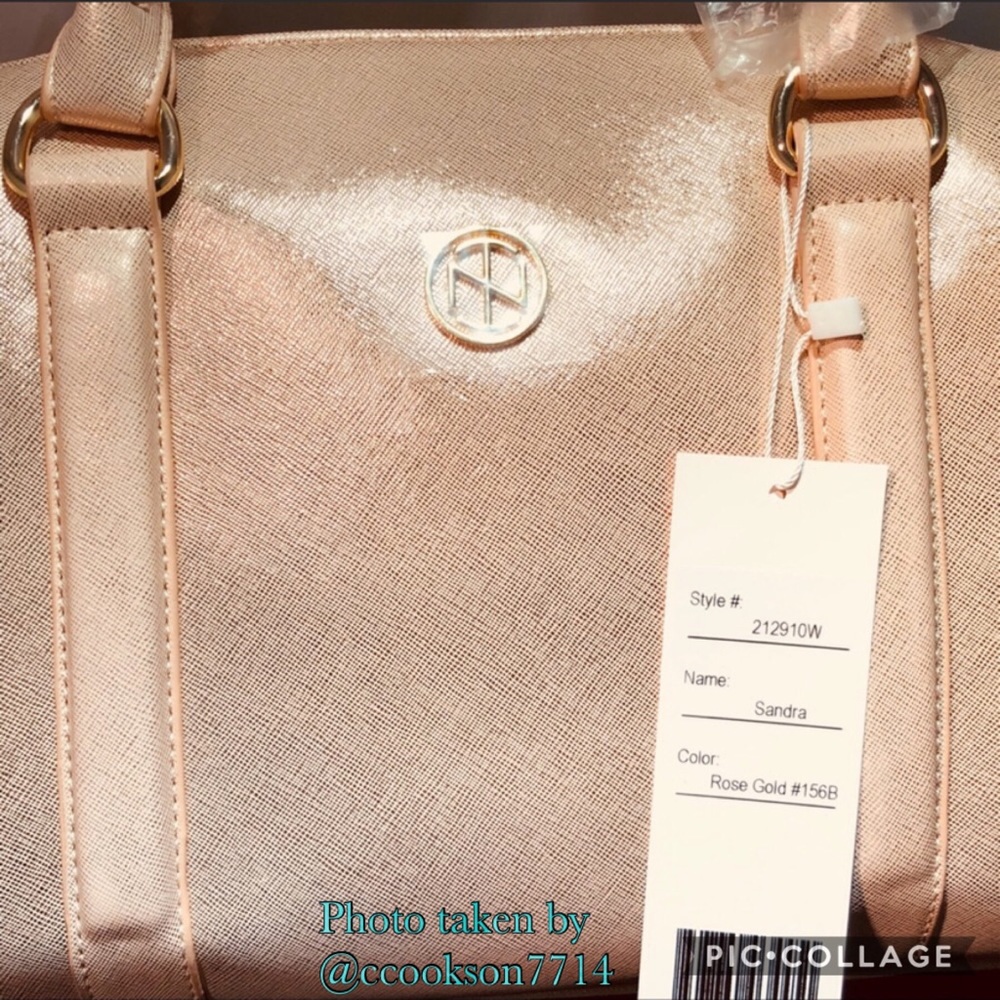 Boutique- Tracy Negoshian rose gold Sandra handbag - Picture 2 of 7